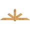 Ekena Millwork Kennewick Rough Sawn Timber Gable Bracket, Western Red Cedar, 84"W x 31"H x 6"D x 6"F, 9/12 Pitch GBW084X31X0606KEN00RWR - alternate 1